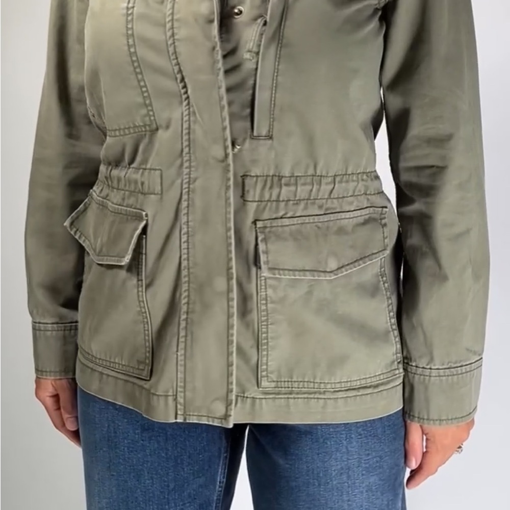 Madewell Women's Olive Green Utility Jacket - XXS 🫒 - Picture 4 of 10